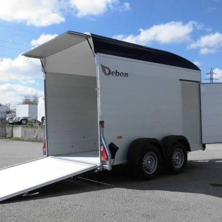 Remorque Fourgon EN Aluminium + Porte LatÉrale Debon