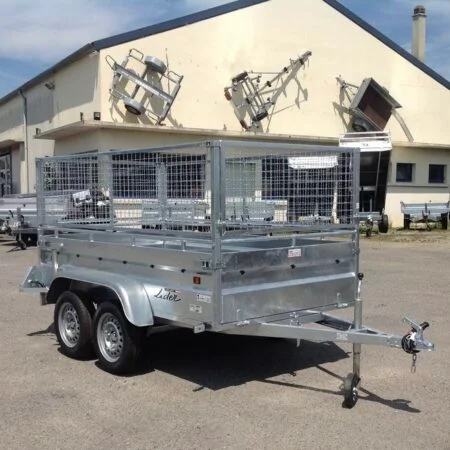 Remorque Polyvalente Lider Robust 2M50 – 2 Essieux Non FreinÉ